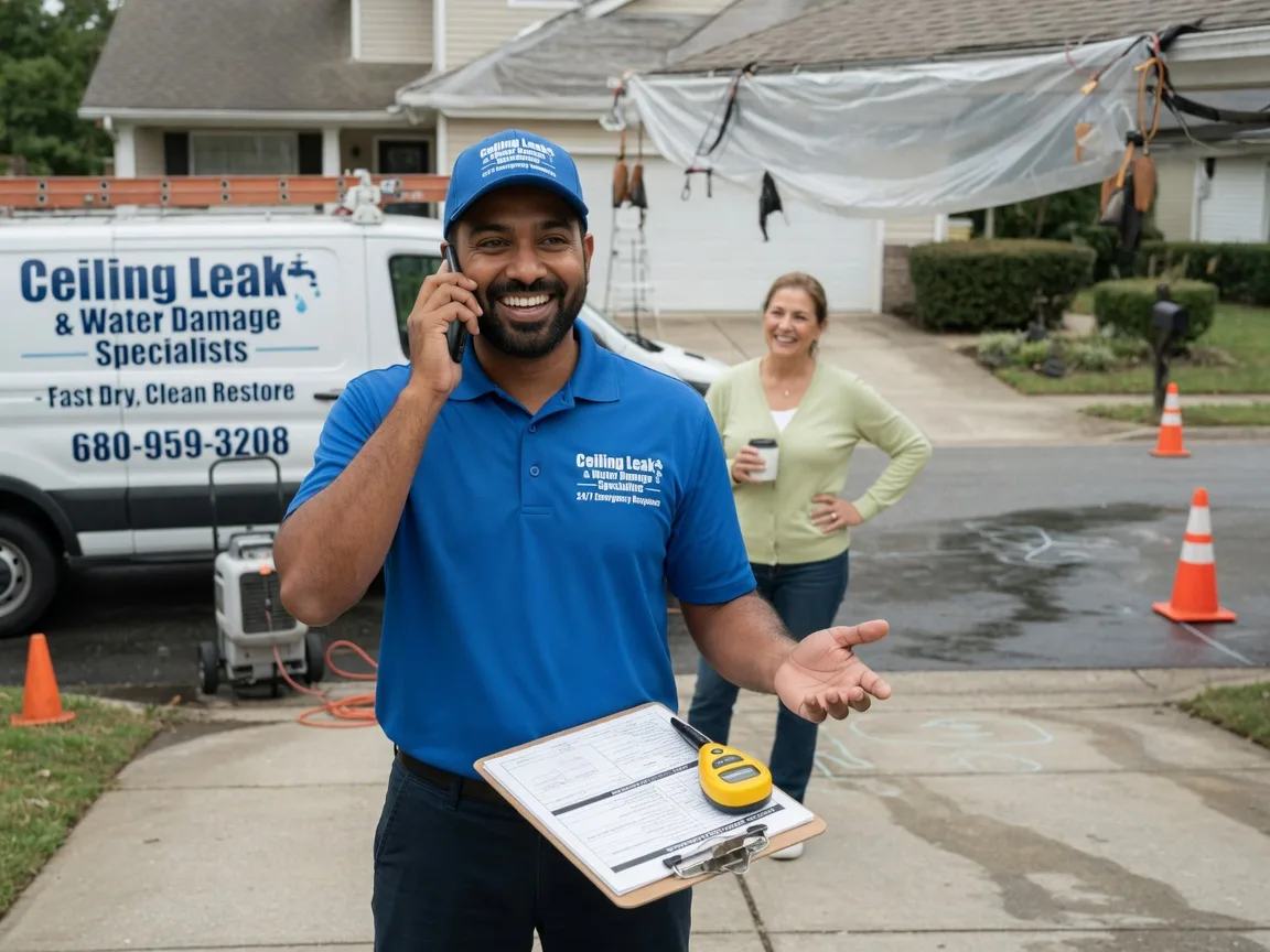 Ceiling Leak Cleanup West Stockholm, NY FAQs